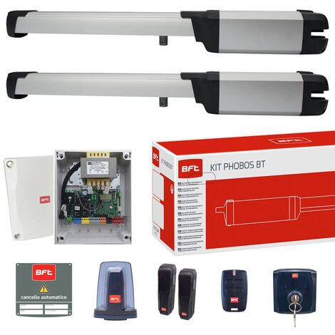 Kit d'automatisation pour portails battants 24v BFT PHOBOS BT A40 R935309 00004