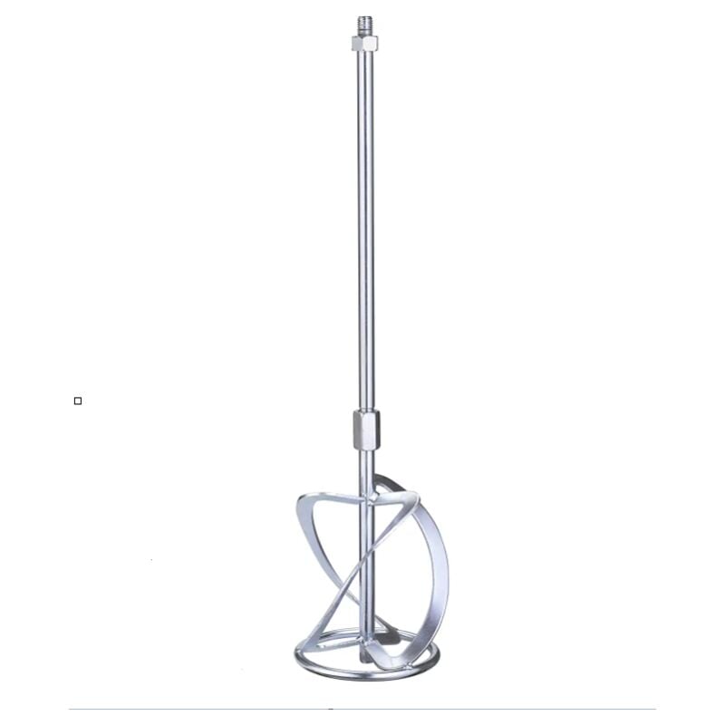 Kit de 1 agitateurs pour mélangeurs peinture et mortier (1 accessoires, longueur totale 58 cm, diamètre de malaxage 120 mm, filetage M14)