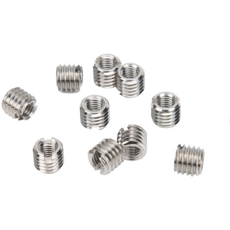 Kit de 10 écrous de réduction filetés mâle-femelle en acier inoxydable, outil de réparation et quincaillerie