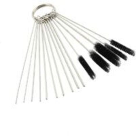 Kit de 10 outils de réglage de carburateur avec brosse de nettoyage d'aiguille pour petites tondeuses à gazon 2 temps Common Echo Stihl Poulan Husqvarna MTD Ryobi Homelite