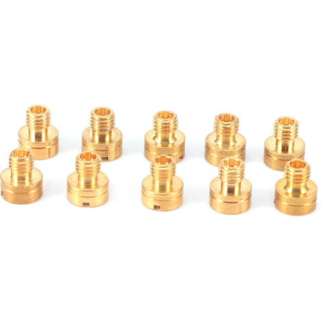 Kit de 10 piezas de surtidores principales para carburador Mikuni VM22/24/26/30, motores de 125 cc, 150 cc, 200 cc y 250 cc, repuestos para motos de cross todoterreno - Crezuo