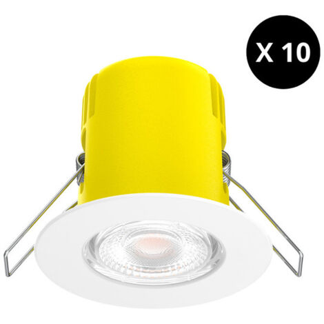 Kit de 10 spots ORION CCT IP65 RE2020, 6W, 600lm, 40°, dimmable, 2700-3000-4000K - S0250690D - SOLUM