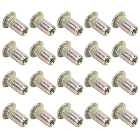 Kit de 100 rivets à expansion M3, zincés - Quincaillerie et fixation