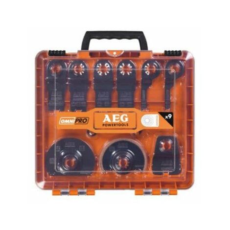 Kit de 11 lames multitool et accessoires AEG 4932430314