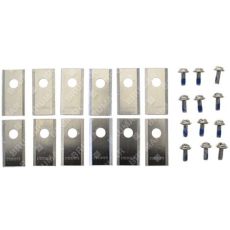 Kit de 12 lames robot mowox avec vis COMPATIBLE - 055965