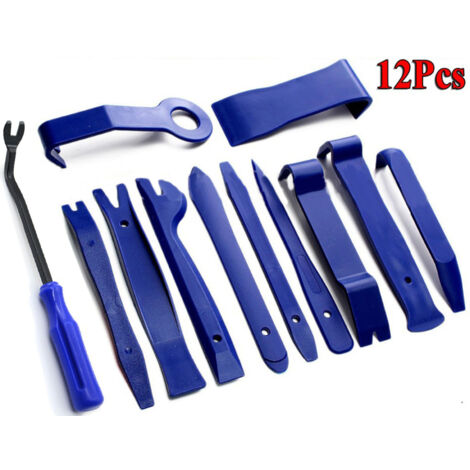 Kit de 12 outils de démontage pour garnitures auto - Accessoires intérieurs