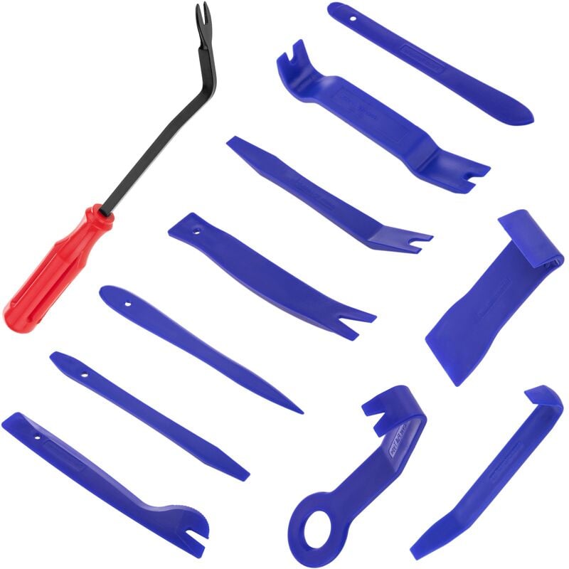 Kit de 12 outils pour le démontage de l'autoradio et des garnitures