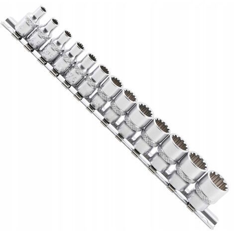 Kit de 13 douilles spline 4-14 mm 12 points