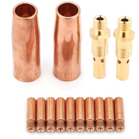 Kit de 14 embouts diffuseurs pour pistolet de soudage MIG Tweco