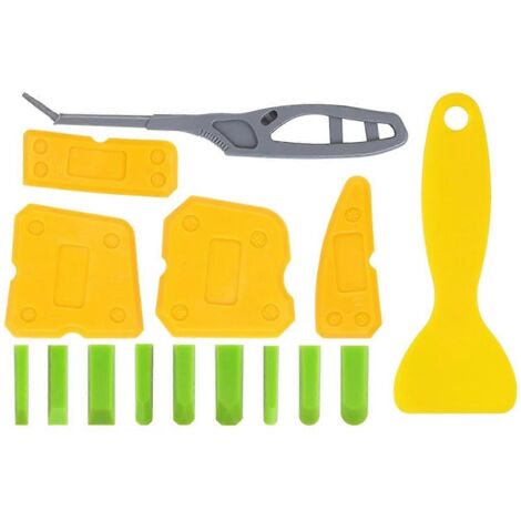 Kit de 15 outils pour mastic silicone et finition