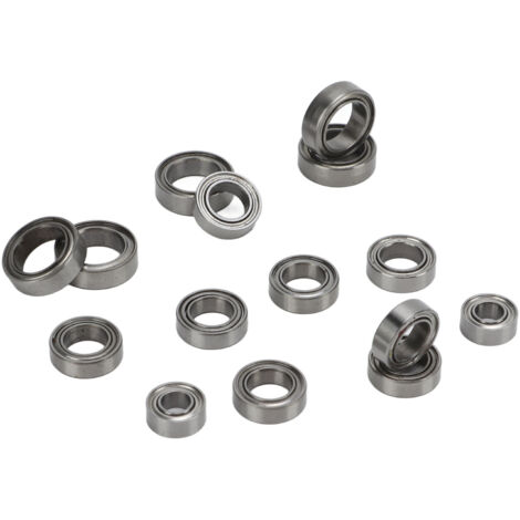 Kit de 15 roulements en acier inoxydable pour modèles réduits RC Traxxas LaTrax Teton 1/18