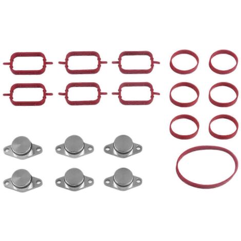 Kit de 19 bouchons et joints d'obturation de collecteur d'admission 11612246945 pour 525D X3--