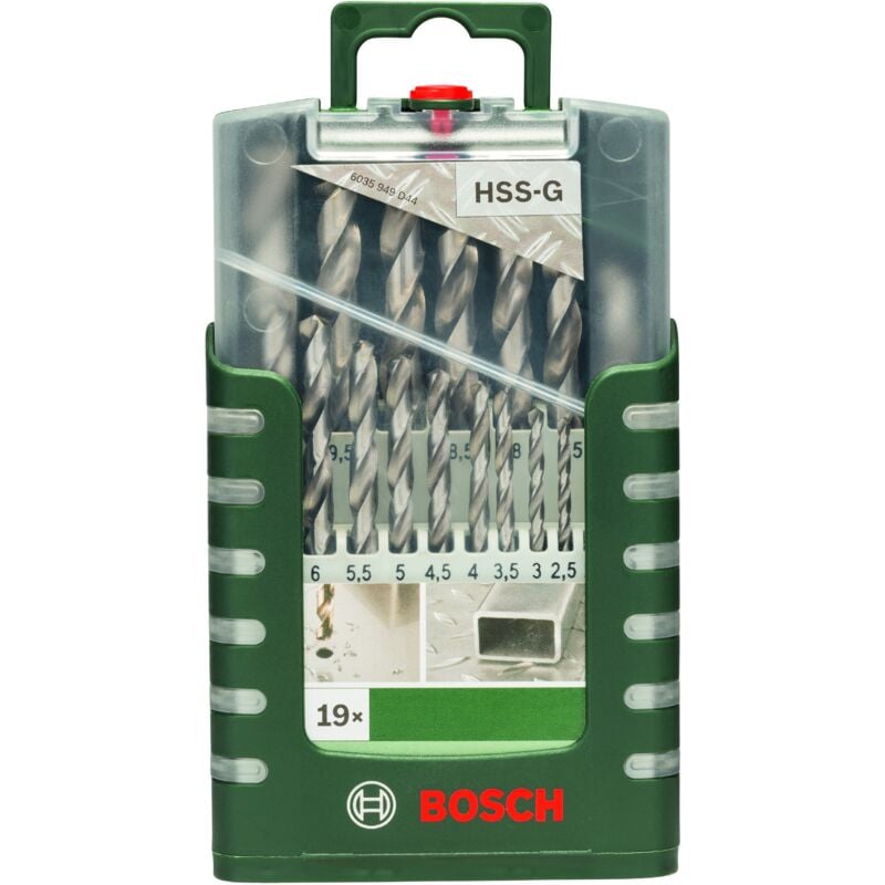 

BOSCH 2609255132 Set de 19 brocas HSS-G: Gripbox
