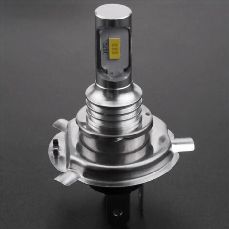 Kit de 2 ampoules de phares à LED CSP Super White H4 9003 HB2 6 000 K