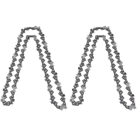 Kit de 2 chaînes de tronçonneuse 40 62DL en acier allié, lames de coupe 18 pouces pour travail du bois