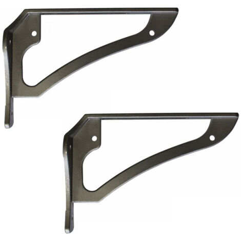 Kit de 2 consoles de lavabo - Peinture epoxy - Longueur 220 mm - Ram