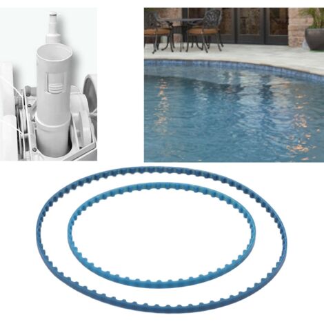 Kit de 2 courroies de remplacement léger pour nettoyeur de piscine automatique Polaris 9 100 1017 - Elastomère résistant et flexible