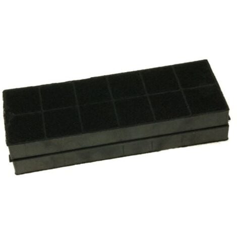 Lot de 2 filtres charbon FCH260 ACM26 250X95X24 mm (49016876 49016877) Hotte AIRLUX, ARISTON HOTPOINT, BEKO, CANDY, FAGOR, FIRSTLINE, GLEM, HYGENA, PROLINE, ROSIERES, SAMSUNG, SCHOLTES