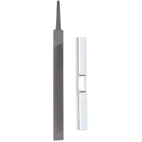 Kit de 2 herramientas universales para afilar motosierras, medidor de profundidad y limas planas para poda de árboles, paisajismo y jardinería.