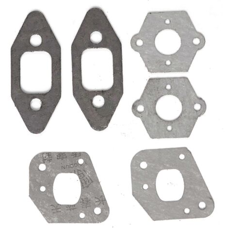 Kit de 2 joints pour collecteur d'admission, carburateur et silencieux de tronçonneuse Partner P350