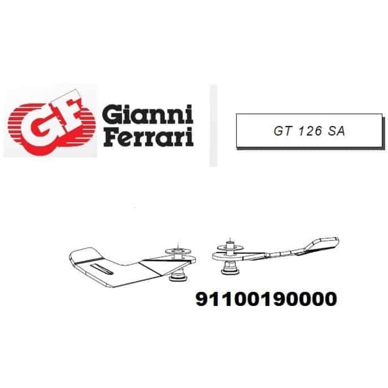 Kit de 2 lames droites Gianni Ferrari / Bieffebi