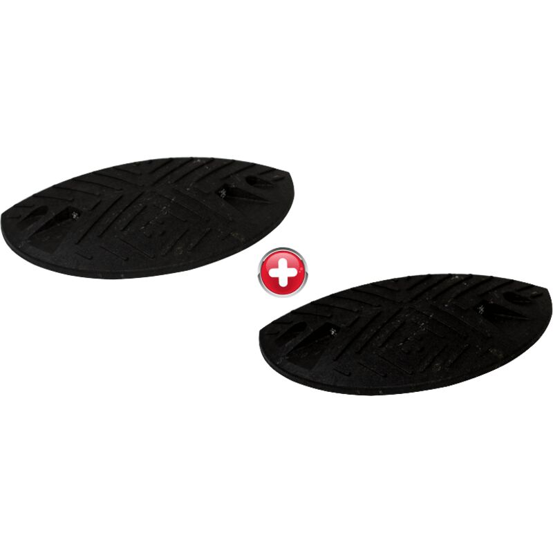 Novap - Kit de 2 modules 1/2 rond - h 60mm Noir - 8003142