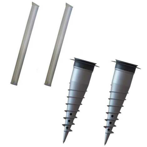 Kit de 2 Poteaux Hamac + 2 bases d'ancrage - GARD&ROCK