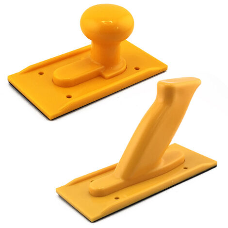 Kit de 2 Pousse-pièces de Sécurité en ABS – Pour Scie sur Table et Outils de Menuiserie, Poussée Contrôlée (Jaune)