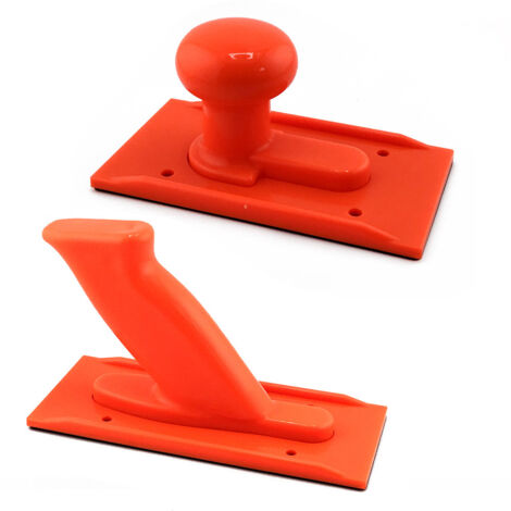 Kit de 2 Pousse-pièces de Sécurité en ABS – Pour Scie sur Table et Outils de Menuiserie, Poussée Contrôlée (Orange)