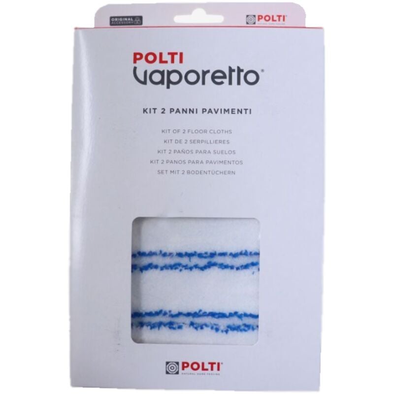 Polti - Kit de 2 serpillières