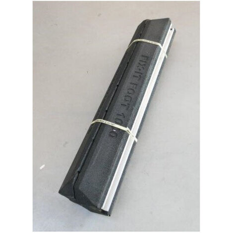 Kit de 2 supports de sol Rubber taille XL 1000x180x95mm (charge maxi 500kg) pour canalisation clim et PAC ASPEN PUMP