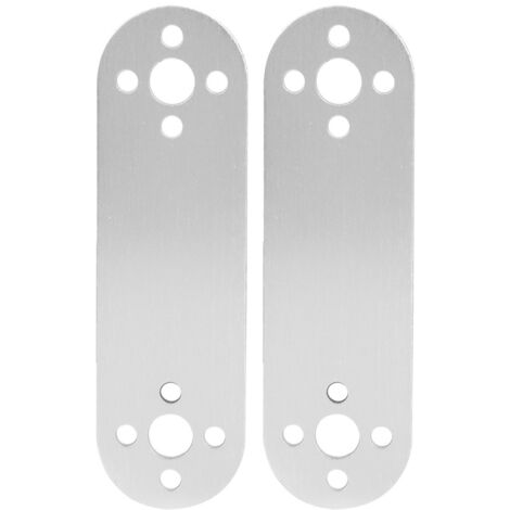Kit de 2 supports plats en aluminium pour accessoires robotiques Tetrix