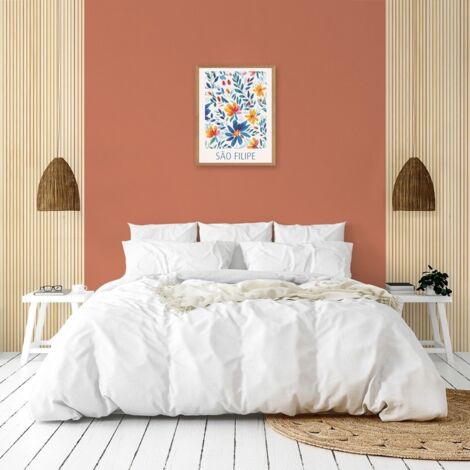 Kit de 20 moulures murales - demi-ronds - 100% FSC - Pin abouté - 20x(120x10cm) - Prêt à coller et peindre