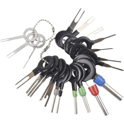 Kit de 21 extracteurs de cosses pour connecteur serti de câblage électrique