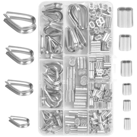 50 Manchons De Sertissage En Cuivre Doré - Pour Câble Métallique De 3mm (1/8") - Pour Boucles, Arrêts, Sécurisation