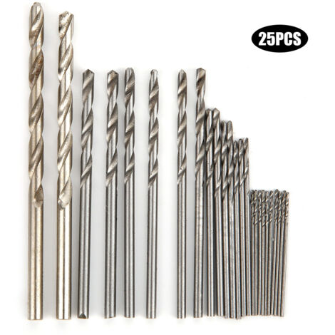 Kit de 25 Forets en Alliage d'Aluminium pour Perceuse à Main - Accessoires de Remplacement