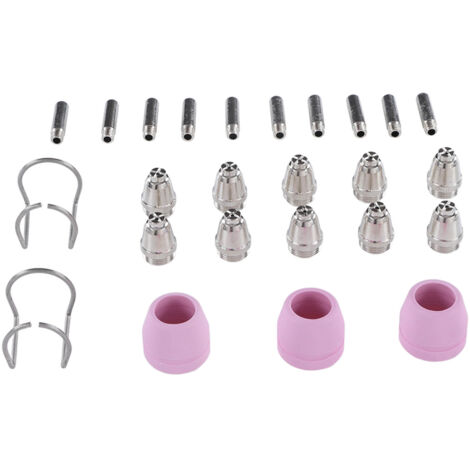 Kit de 25 pièces de buses d'électrode de rechange pour torche de coupage plasma AG60 SG51