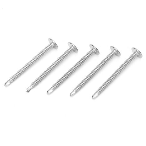 Kit de 250 vis autotaraudeuses cruciformes M4.2x45mm en acier inox A2, fixation métal