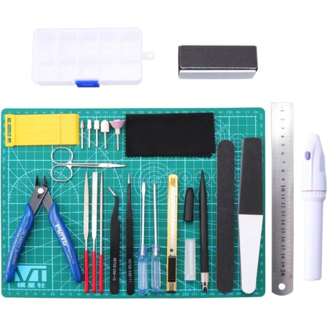 Kit de 26 outils pour modélisme et bricolage de maquettes
