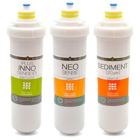 Kit de 3 Filtros de recambio de osmosis Circle de Coway P-160L