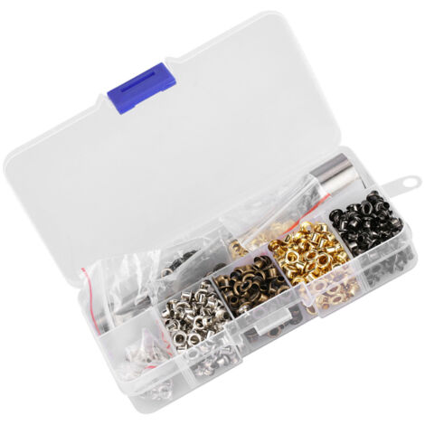 Kit de 3 outils manuels pour œillets et rondelles (3mm, 420 pièces)