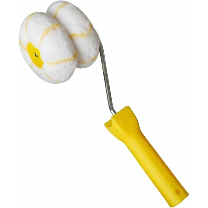 Kit de 3 rouleaux de peinture d'angle ultime pour murs et plafonds Rouleau d'angle et manchon pour une utilisation avec des peintures à base d'eau, à