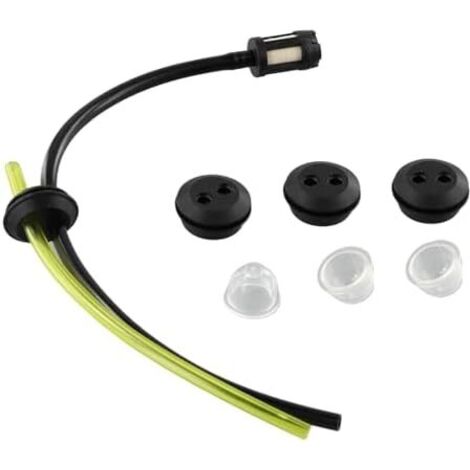 Kit de 3 tuyaux carburant avec filtres et apprêt, flexibles en PVC pour débroussailleuse, tondeuse à gazon, taille-haie, pièces moteur -