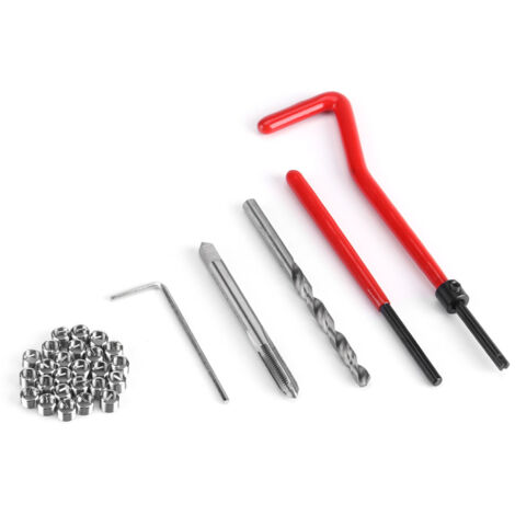 Kit de 30 inserts de réparation filetés M5 pour outils manuels, idéal réparation auto et bricolage (filetage M5)
