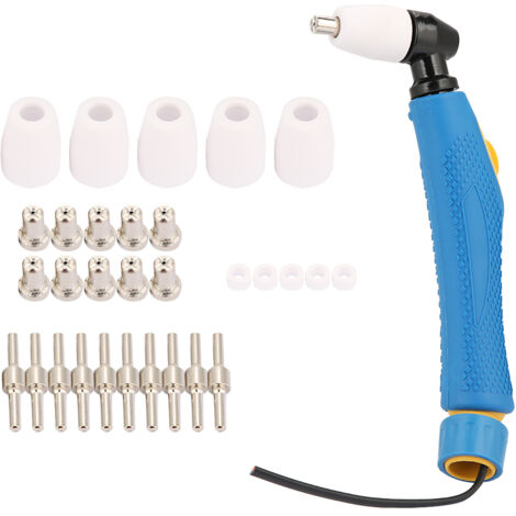 Kit de 31 électrodes pour torche de découpe plasma PT31 LG40 (corps de torche, buse, pointe).