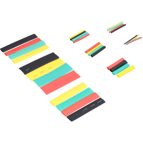 Kit de 328 Manchons Thermorétractables Multicolores pour Câbles Électriques et Isolation