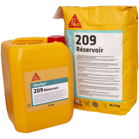 KIT DE 36,1KG DE MICRO-MORTIER SIKATOP-209 RÉSERVOIR BLANC - SIKA - 154548