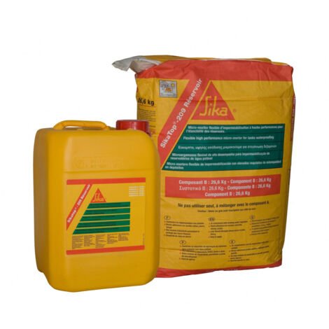 KIT DE 36,1KG DE MICRO-MORTIER SIKATOP-209 RÉSERVOIR GRIS - SIKA - 154561