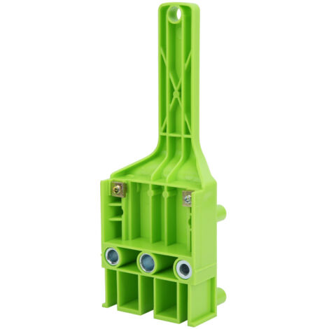 Kit de 38 plantillas de perforación para carpintería, que incluye brocas de 6, 8 y 10 mm.