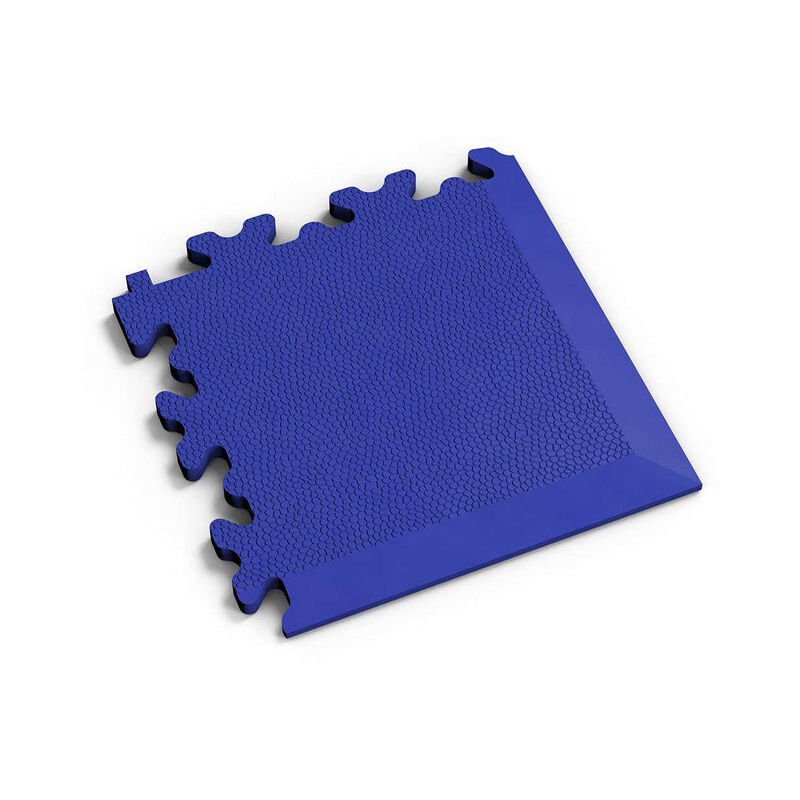Fortelock - Kit de 4 Angles pour Dalles pvc Bleu Surface Skin - bleu